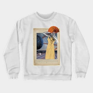 Travel - Woman Lingerie, Fan on Open Road Crewneck Sweatshirt